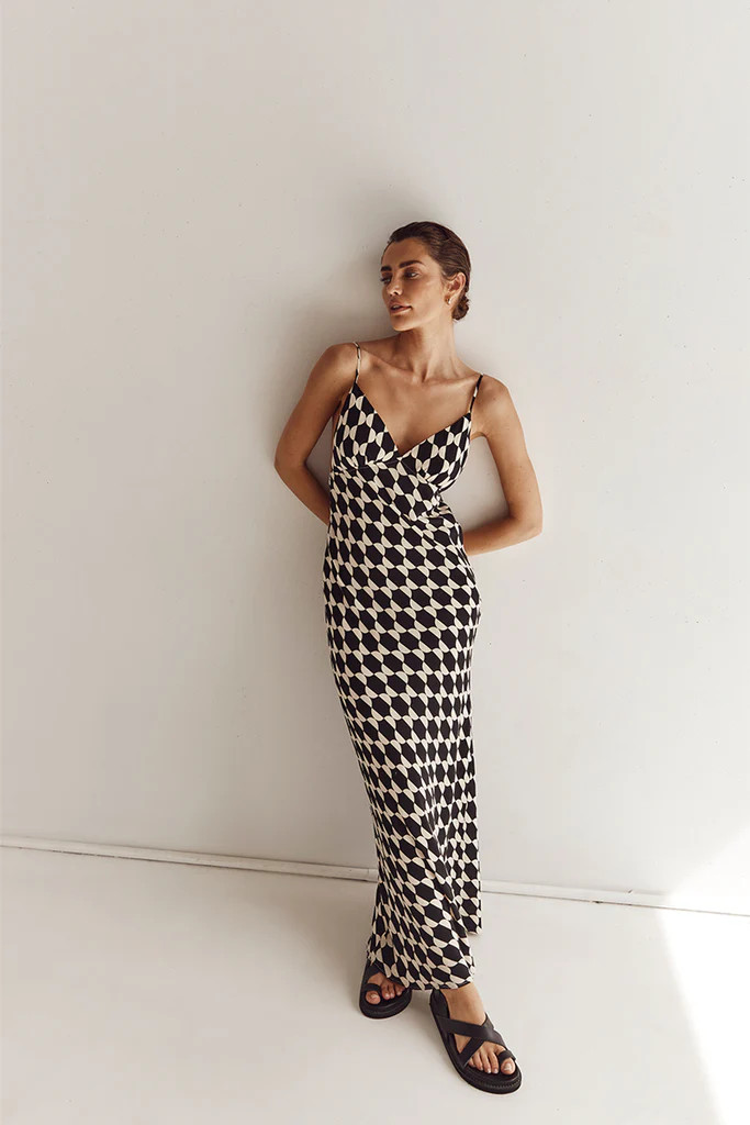 HATTIE SLIP MIDI DRESS | DISSH