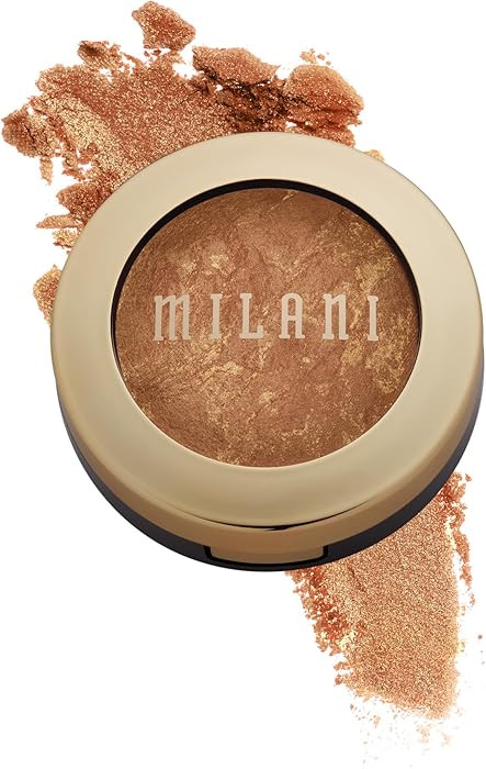Milani Bronzer Powder - Baked Bronzer Made in Italy, Bronzing Shimmer Highlighter Makeup for Cont... | Amazon (US)