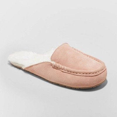 Women's Shae Moccasin Mule Slippers - Stars Above™ Blush | Target