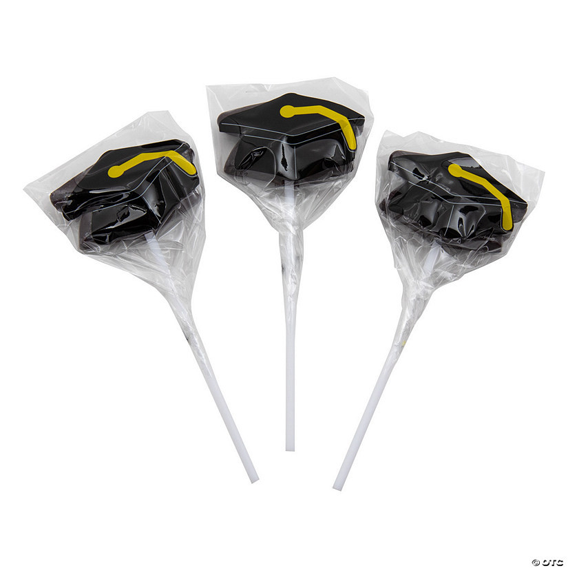 Graduation Cap Lollipops - 12 Pc. | Oriental Trading Company