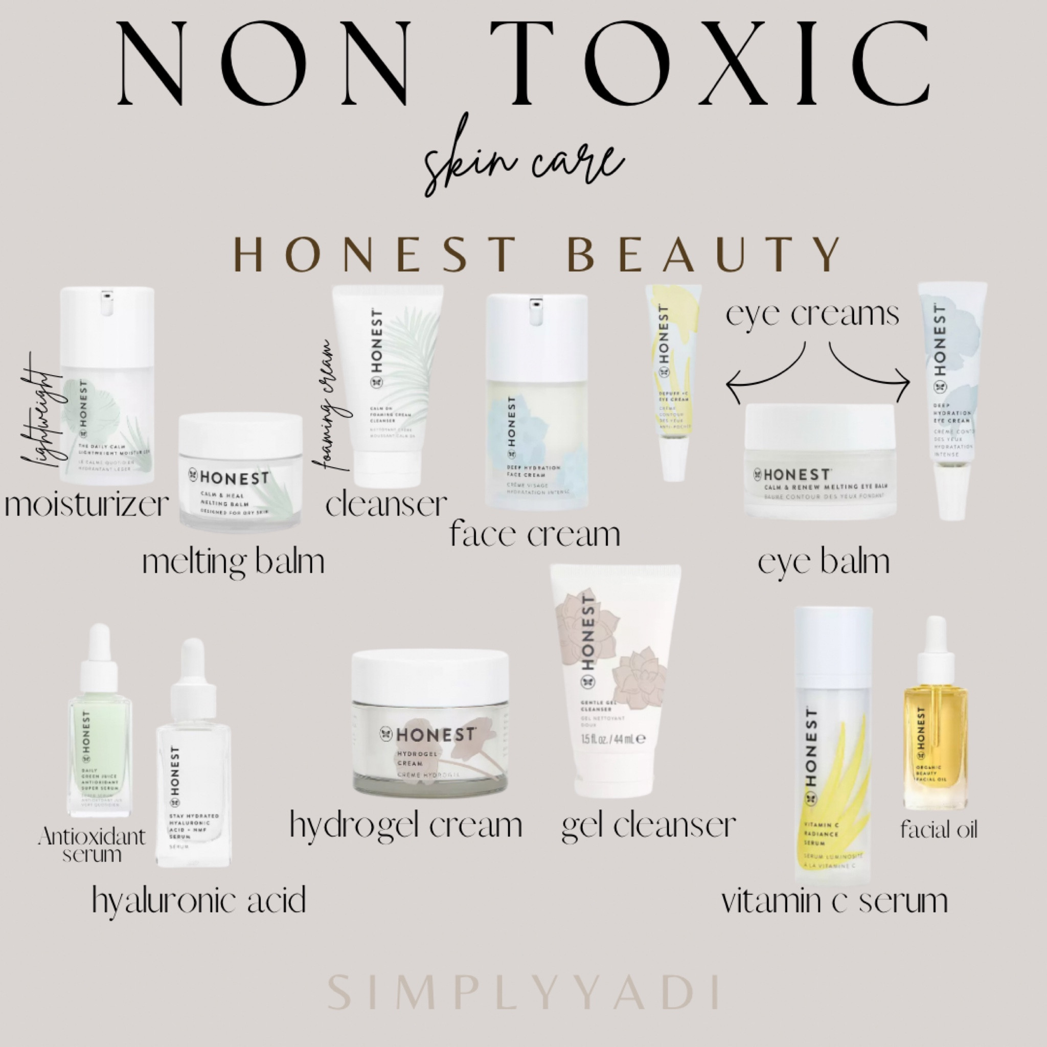 Non toxic skin care by Honest Beautyy

#LTKbeauty #LTKfamily
