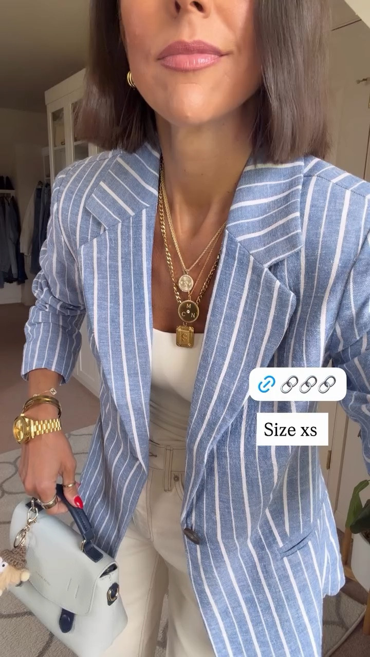 Love this Walmart blazer! Size xs in blazer and tank, size 0 in jeans

#LTKootd #LTKdayinmylife #LTKSeasonal