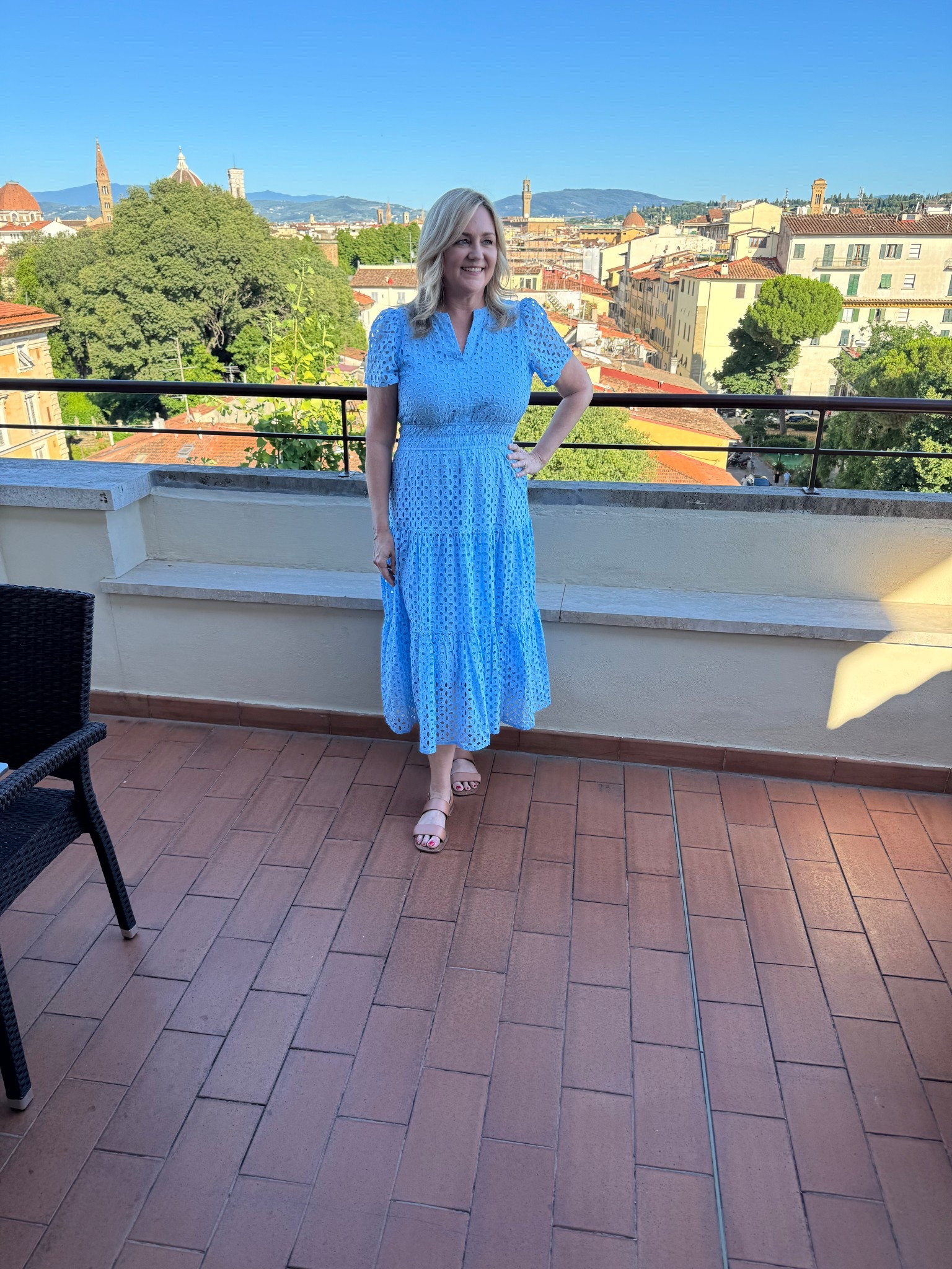 Great vacation dress for the most beautiful hotel balcony in Florence, Italy!  

#LTKdayinmylife #LTKvlog #LTKTravel