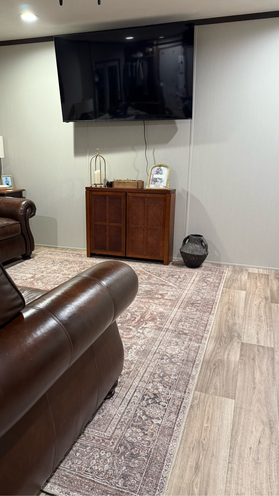 A living room update (that nobody asked for) 🏡

Slowly but surely piecing our house together. Hopefully soon my electrician husband will move the tv plug up so the cord won’t be showing. 🤣

#LTKHome