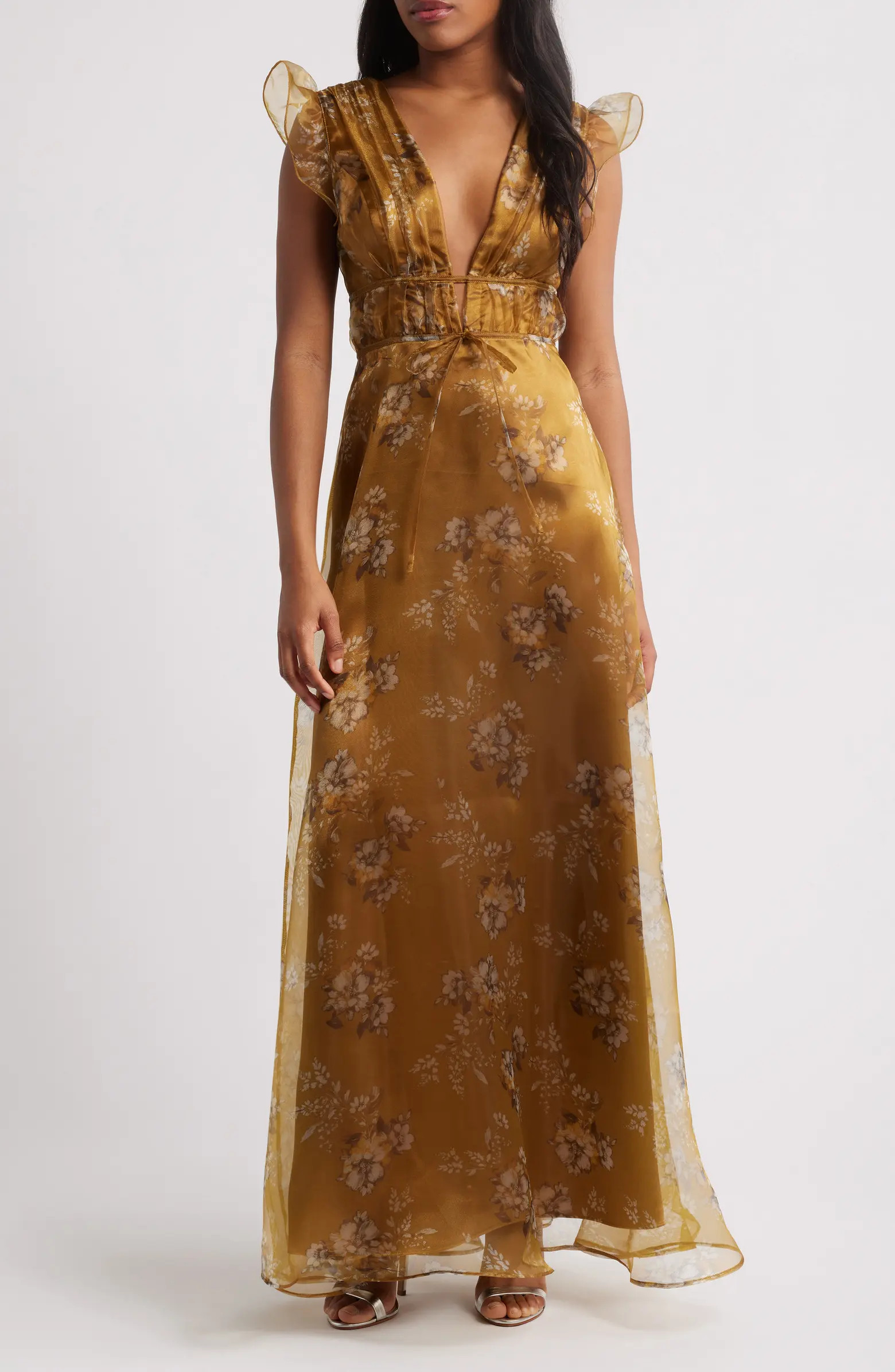 Lulus Eliza Organza Gown | Nordstrom | Nordstrom