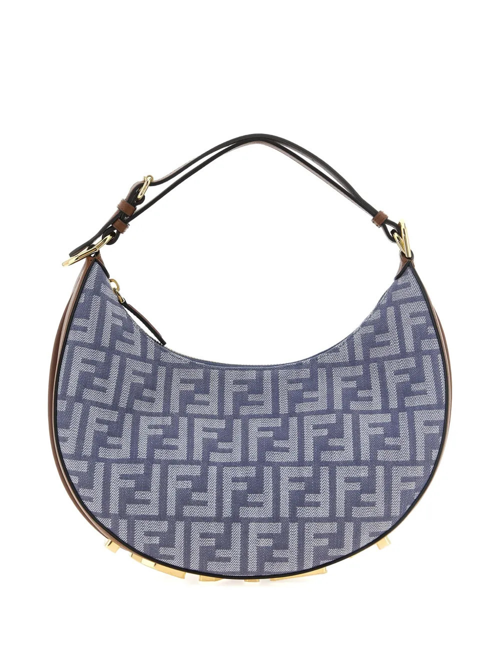FENDI small Fendigraphy shoulder bag - Blue | Farfetch Global