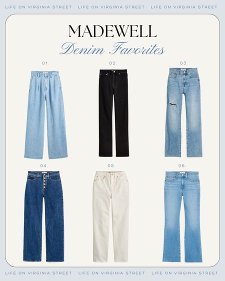 Madewell has so many cute denim options right now! These jeans come in flared, wide leg, button my, straight leg and more and includes white jeans and black jeans!
.
#ltkmidsize #ltkfindsunder100 #ltkstyletip #ltkseasonal #ltkover40 #ltksalealert spring jeans

#LTKfindsunder100 #LTKSeasonal #LTKsalealert