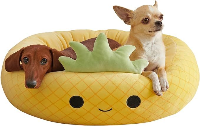 Squishmallows 24-Inch Maui Pineapple Pet Bed - Medium Ultrasoft Official Squishmallows Plush Pet ... | Amazon (US)