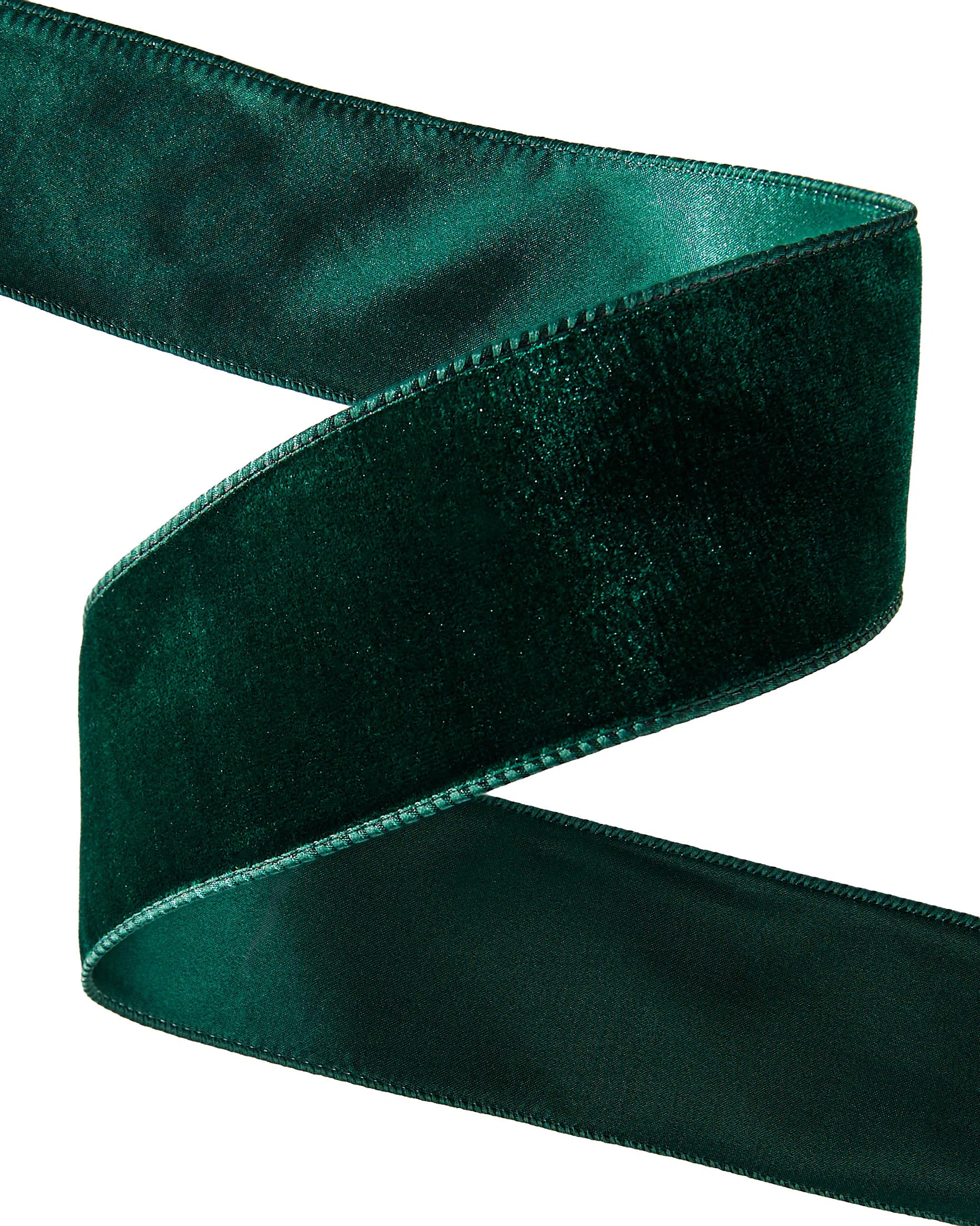 Double-Sided Wired Velvet Ribbon, Red, 9 m | Wayfair UK