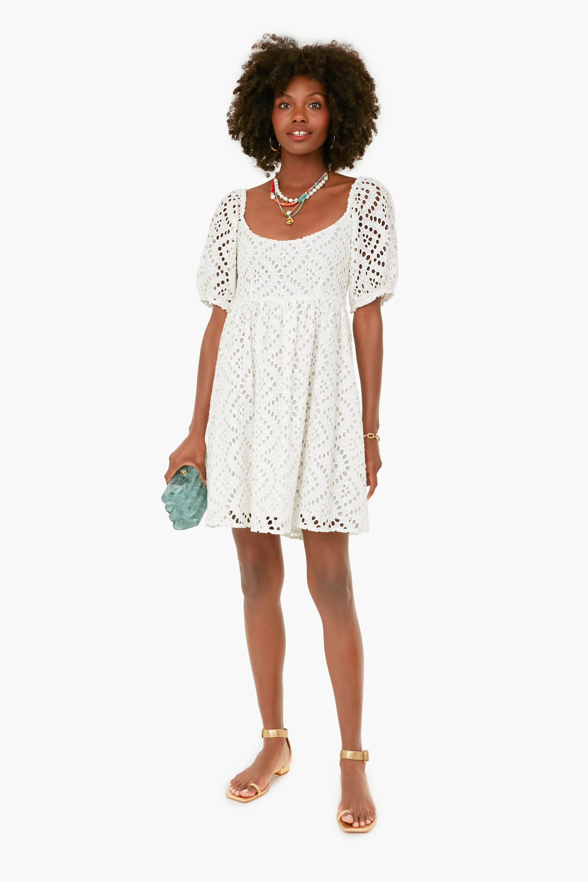 White Eyelet Abigail Dress | Tuckernuck (US)
