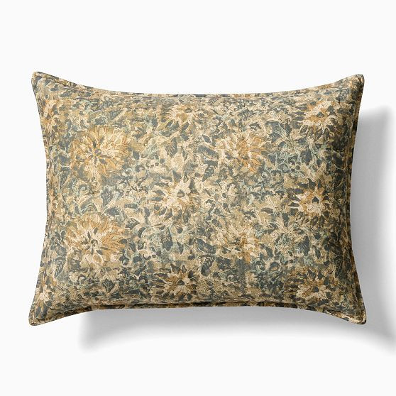 Paloma King Sham, Graphite | West Elm (US)