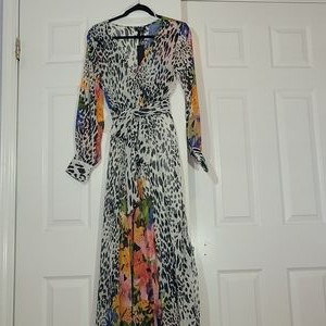 Spy zone exchange Diva Animal Border maxi dress. | Poshmark