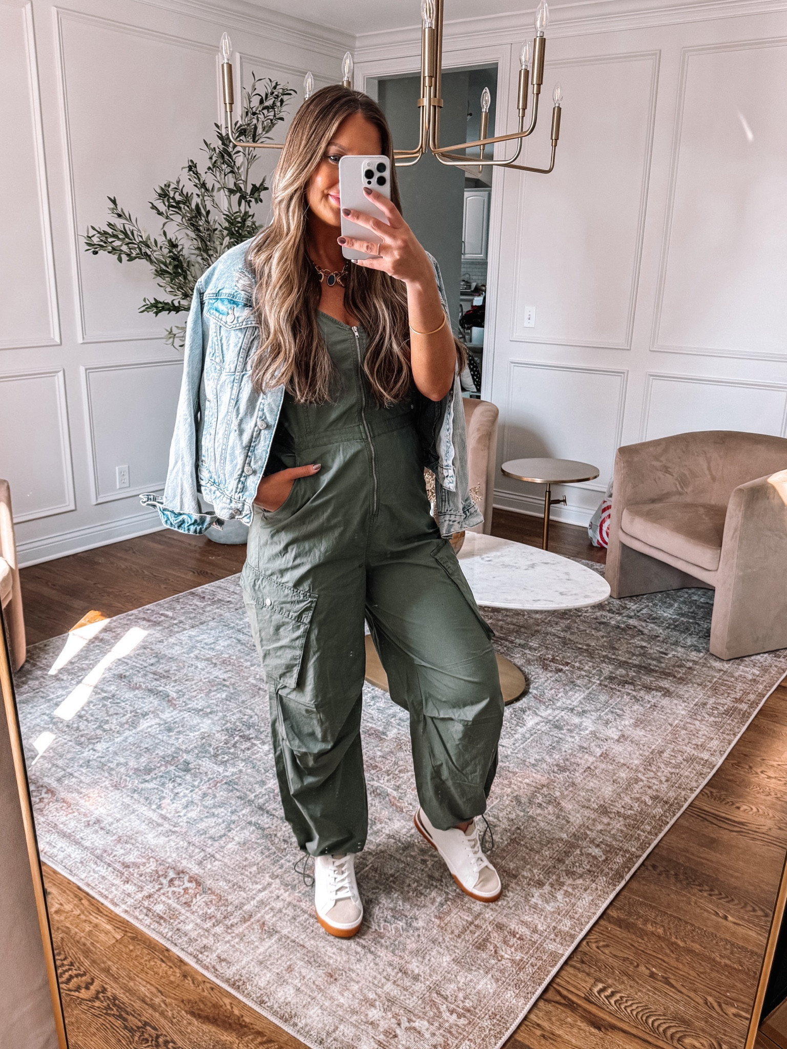 Target fall outfit idea the cutest green jumpsuit with functional zipper for nursing and pumping moms 

Wearing a size medium 



#LTKFindsUnder50 #LTKSeasonal #LTKStyleTip