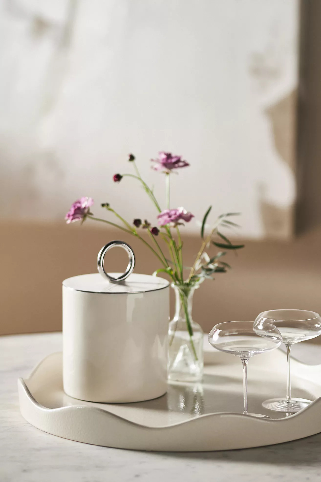 Scalloped Ceramic Tray | Anthropologie (US)