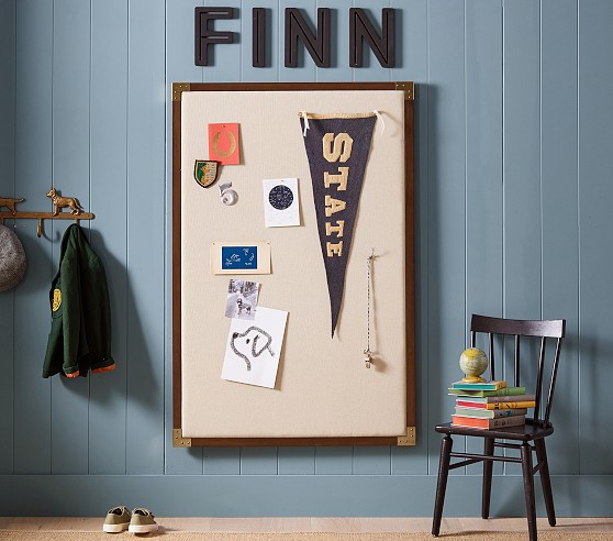 White Campaign Pinboard (32" x 48") | Pottery Barn Kids