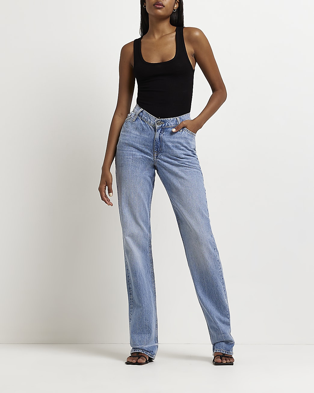River Island Womens Black tank top | River Island (US)
