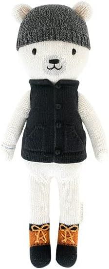 Amazon.com: cuddle + kind Hudson The Polar Bear Regular 20" Hand-Knit Doll – 1 Doll = 10 Meals,... | Amazon (US)