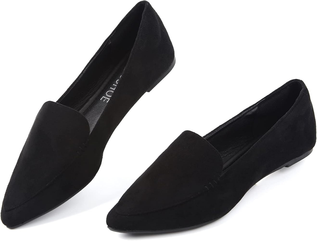 MUSSHOE Loafers for Women Comfortable Pointed Toe Women's Loafers & Slip-ons Women's Flats Flats ... | Amazon (US)