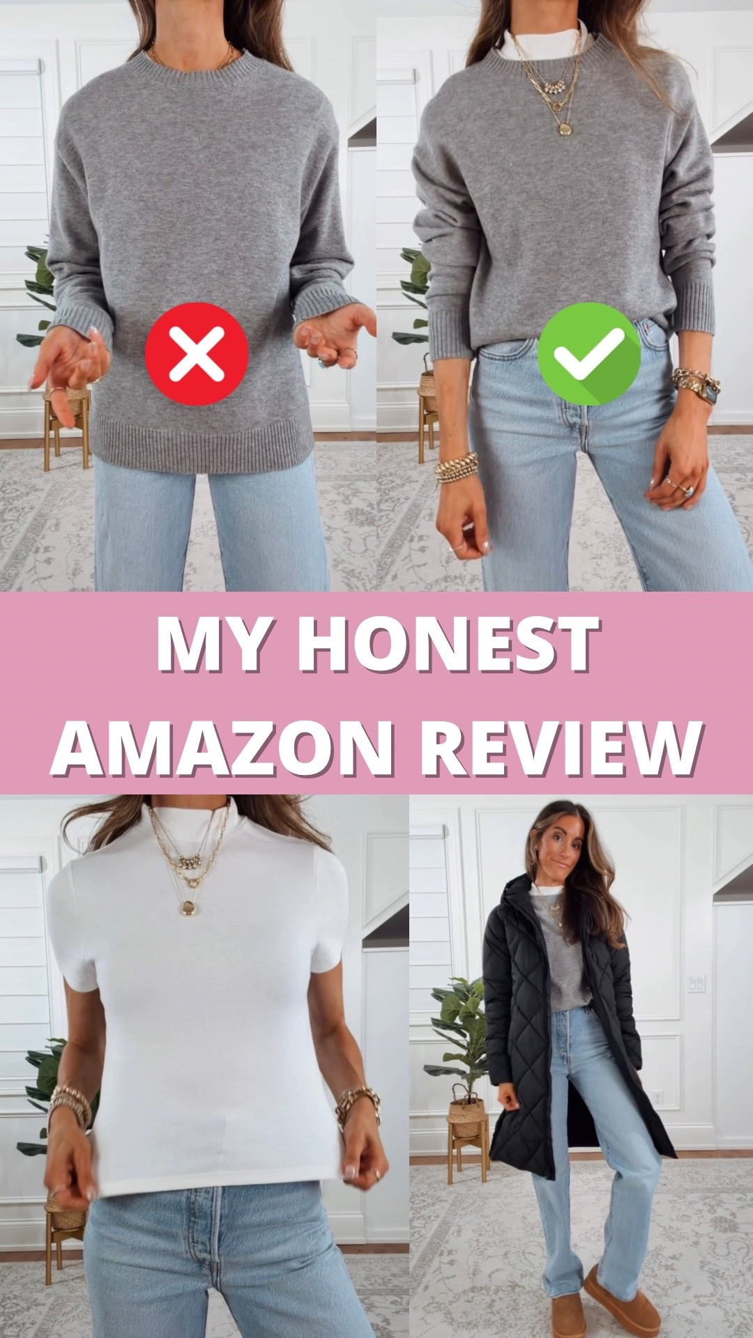 Tshirt runs small. Recommend sizing up (I’m wearing a small). Also recommend sizing up in puffer jacket if in-between sizes. Jeans and sweater fit true to size. 

#LTKSeasonal #LTKootd #LTKSaleAlert