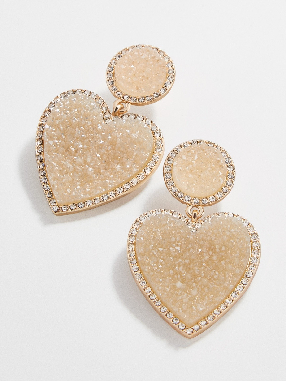 Asimina Druzy Heart Earrings | BaubleBar (US)