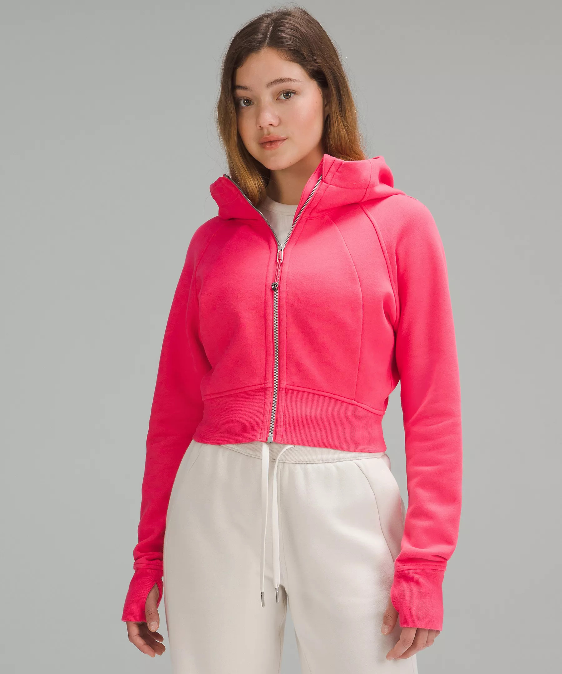 Scuba Full-Zip Cropped Hoodie | Women's Hoodies & Sweatshirts | lululemon | Lululemon (US)