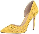 Jessica Simpson Womens Paimee Faux Leather Pointed Toe D'Orsay Heels | Amazon (US)