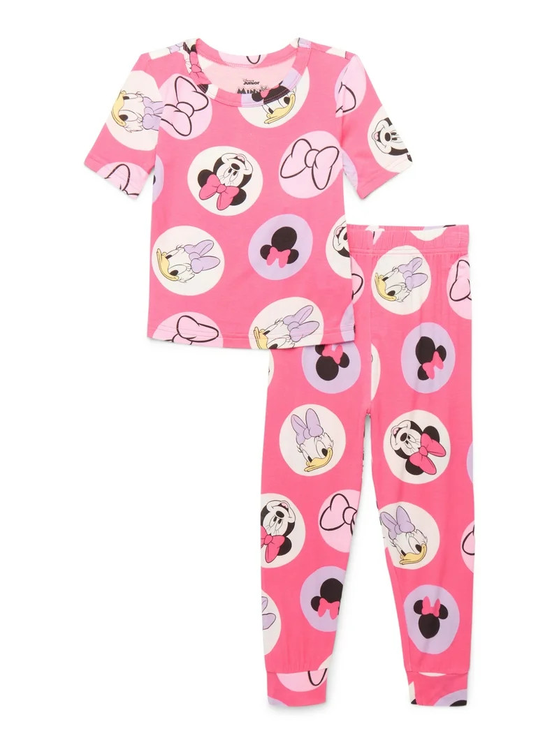 Character Toddler Viscose Unisex 2-Piece Pajama Set, Sizes 12M-5T | Walmart (US)