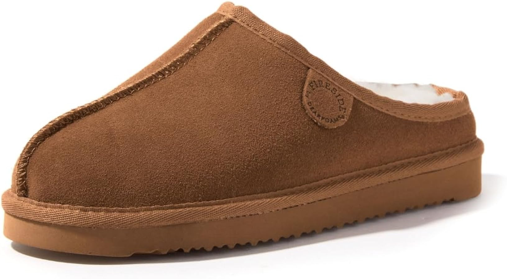 Fireside by Dearfoams mens Grafton Shearling Indoor/Outdoor Clog | Amazon (US)