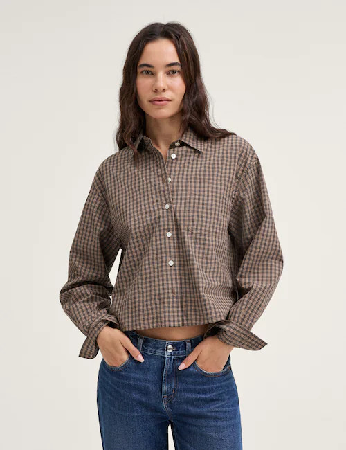 The Cropped Easy Shirt | Madewell