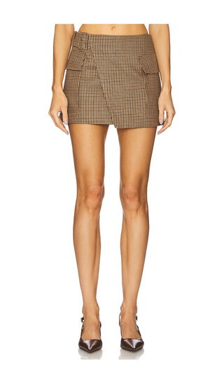 A.L.C. Conan Skirt in Brown. - size 0 | Revolve Clothing (Global)