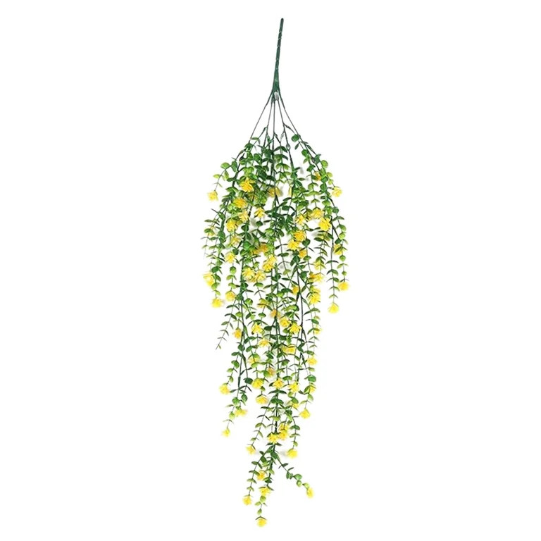 Clearance Savings! Gmogad Vine Plant Fake Ferns Plants Large Faux Artificial Hanging Plants Wall ... | Walmart (US)