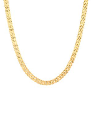 14K Yellow Gold Tight Curb Chain Necklace/22" | Saks Fifth Avenue OFF 5TH