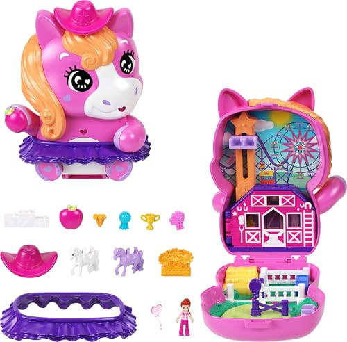 Polly Pocket Dolls & Playset, Pony Rodeo Compact | Amazon (US)