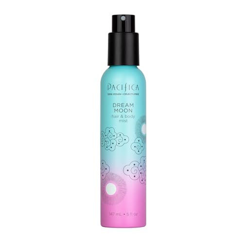 Pacifica Hair Perfume & Body Fragrance Spray Mist - Dream Moon with Bergamot, Pear, Pink Rose, Coconut, Vanilla, Sandalwood & Patchouli – Alcohol-Free, Vegan & Cruelty-Free, 5 oz (1 Count) | Amazon (US)