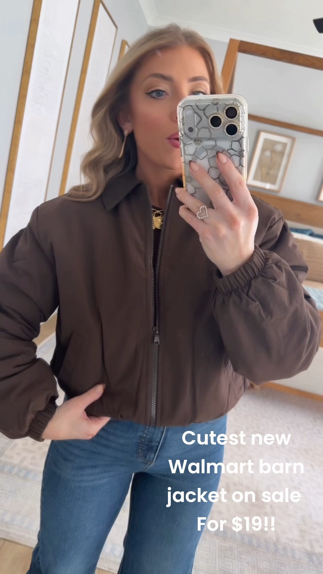 Walmart Deals are SO good right now! 🤎 This brown barn jacket is one of my favorite Walmart fashion new arrivals, and it’s ON SALE for Walmart Deals! I love the cropped fit, rich chocolate brown color, and slightly oversized sleeves—it gives you that elevated fall jacket look without the elevated price tag. Paired it with wide leg jeans and pointed-toe boots for an easy everyday fall outfit! 🍂

If you’ve been looking for an affordable barn jacket, brown fall jacket, women’s fall outerwear, Walmart jacket, or casual fall outfit, this one is such a good find!

#WalmartFashion #WalmartDeals #WalmartFinds #WalmartStyle #FallFashion #FallOutfit #AffordableFashion #BarnJacket #WalmartNewArrivals #FallJacket