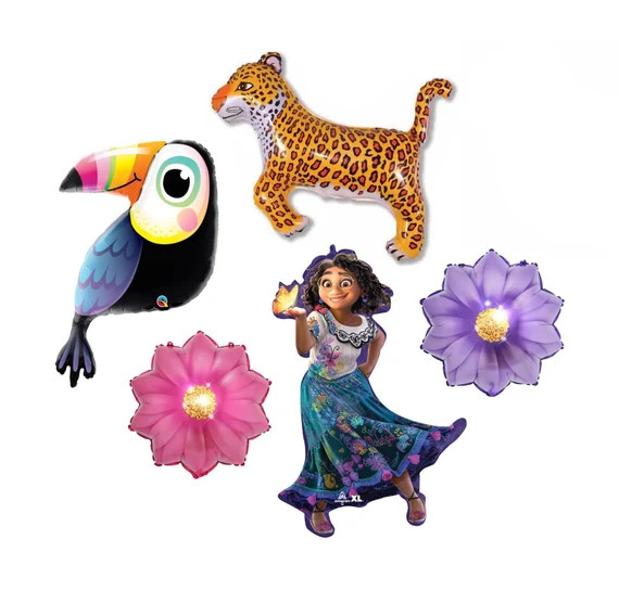 Encanto Mirabel Balloon Leopard Toucan Encanto Birthday Party | Etsy | Etsy (US)