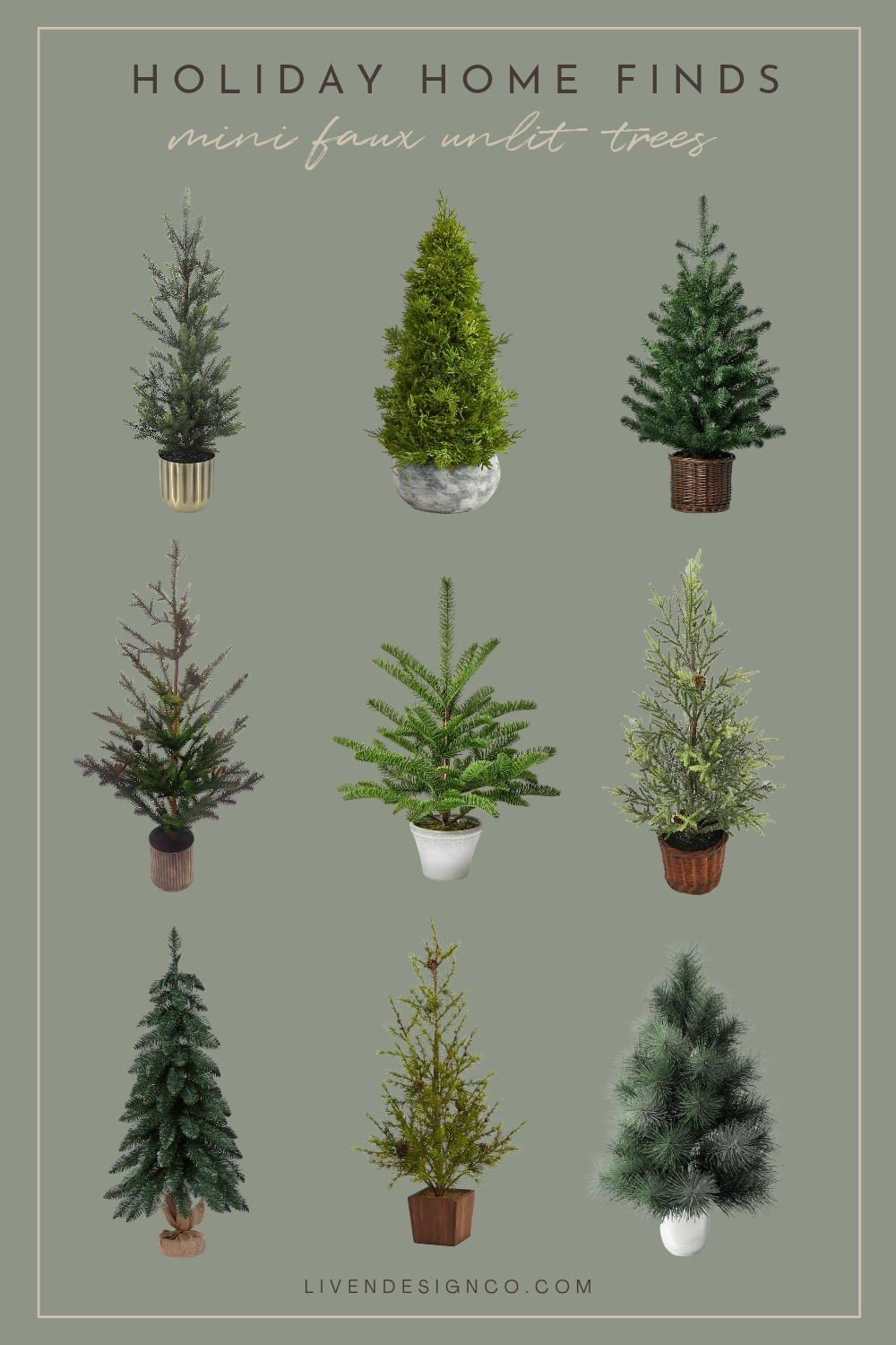 Mini fir tree. Tabletop Christmas tree. Unlit mini fir tree. Cypress tree. Holiday decor. Mantel trees. Potted tree

#LTKHoliday #LTKSeasonal #LTKFindsUnder50