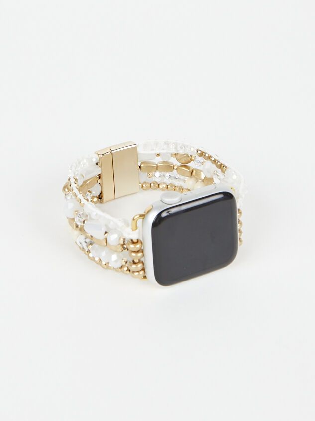 Neutral Beaded Smart Watch Band | Altar'd State
