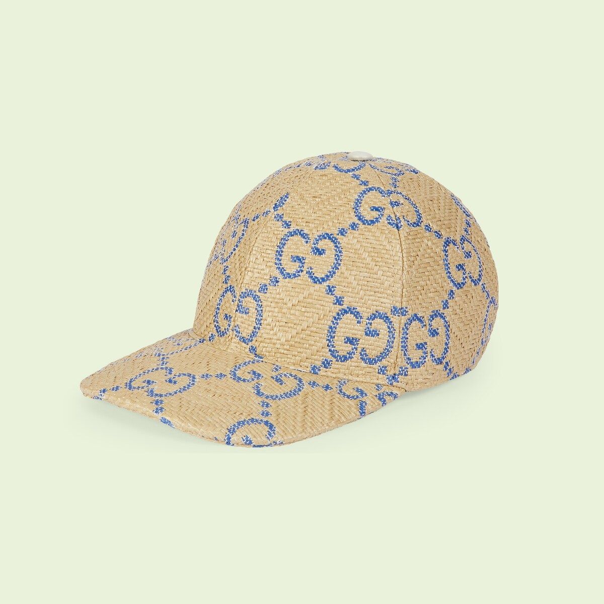 Gucci GG raffia-effect baseball hat | Gucci (US)