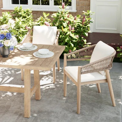 Outdoor Dining Chair With Cushions | Wayfair North America
