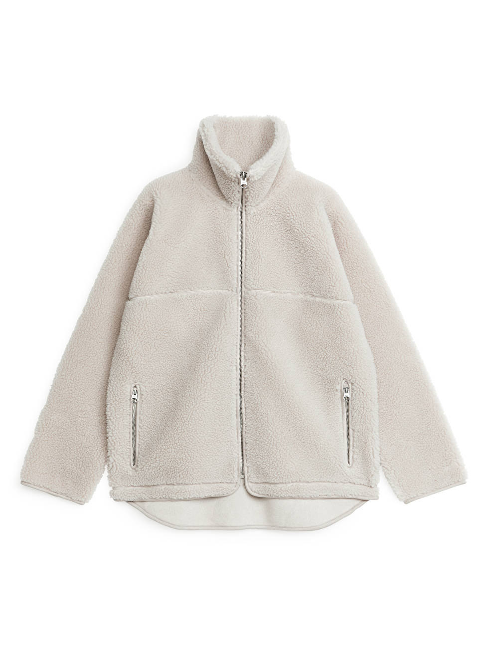 Teddyjacke mit hohem Kragen | ARKET (EU)