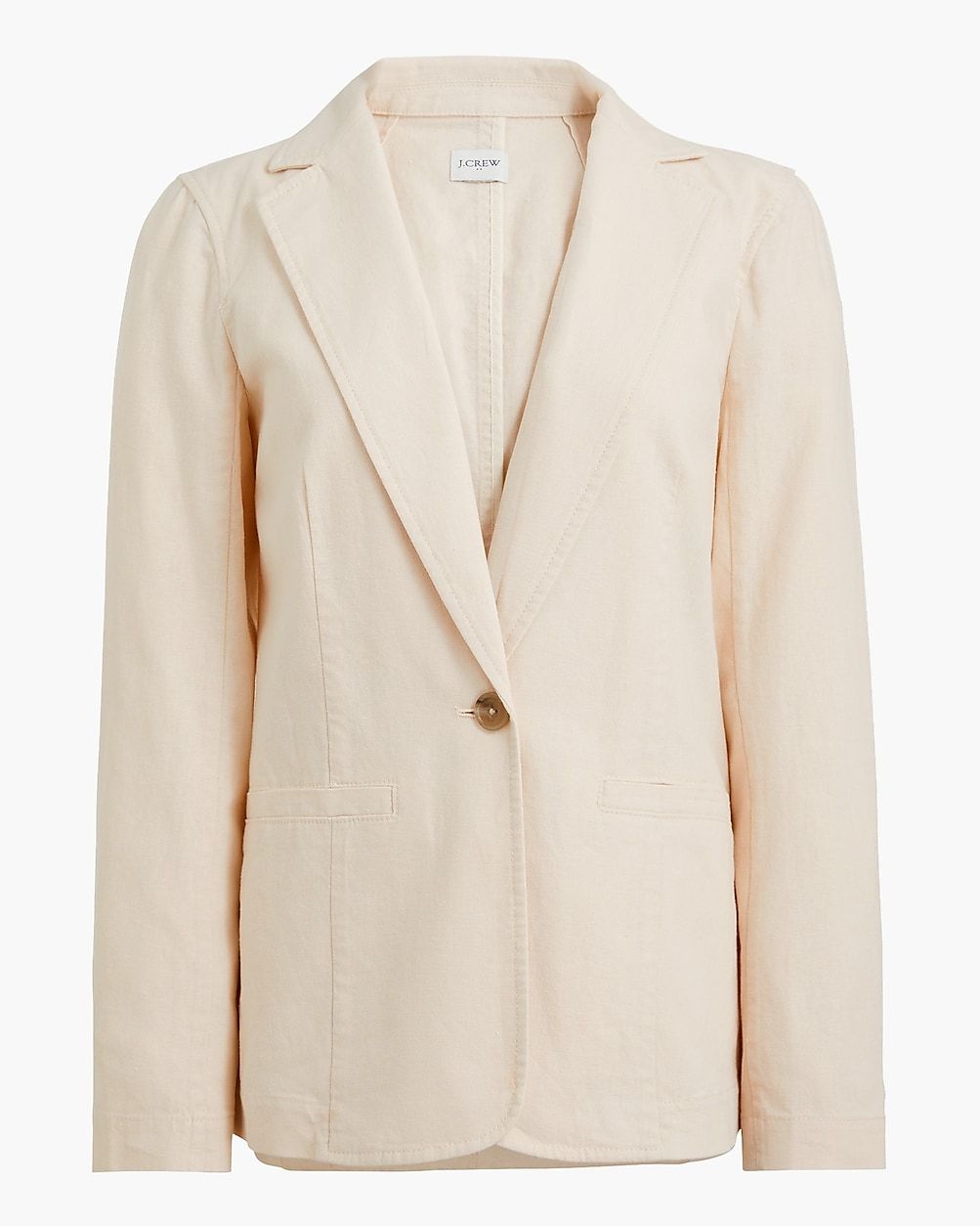 Relaxed linen-blend blazer | J.Crew Factory
