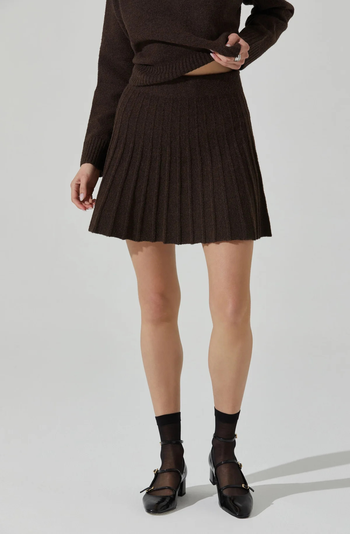Marceline Pleated Mini Skirt | ASTR The Label (US)