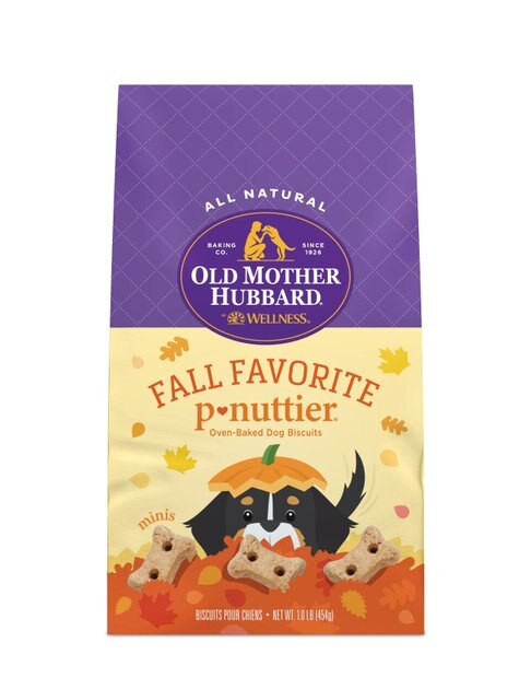 OLD MOTHER HUBBARD Fall Favorite P-Nuttier Crunchy Dog Treats, 1-lb bag - Chewy.com | Chewy.com