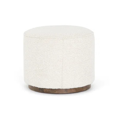 Sinclair Round Ottoman-Barrow Taupe | Wayfair North America