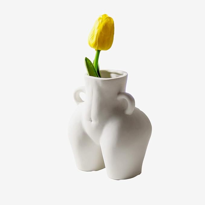 V1 Ceramic Vases ,Body Bum Vase, Lady Butt Vase,Human Body Shaped Art Creative Decorative Flower ... | Amazon (US)