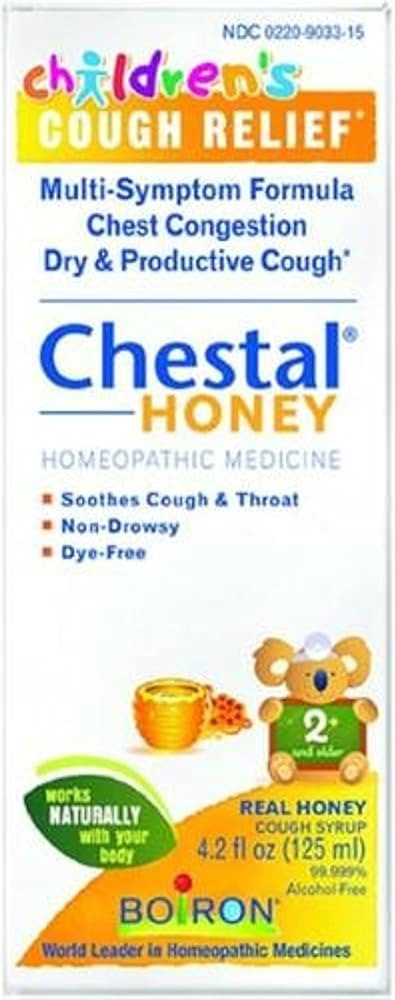 Boiron Children's Chestal for Cough Syrup, Honey, 4.20 Ounce | Amazon (US)
