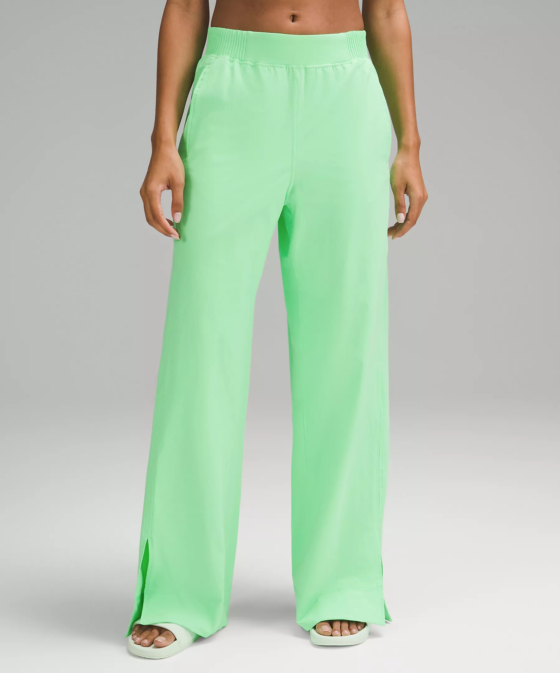 Stretch Woven Wide-Leg High-Rise Pant | Women's Pants | lululemon | Lululemon (US)