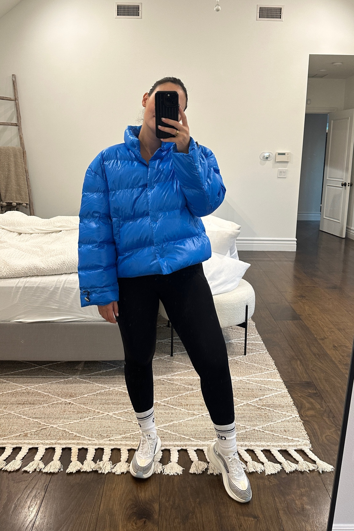 My favorite affordable bright puffy coats. Workout outfit. APL sneakers 

#LTKstyletip #LTKunder50 #LTKfit