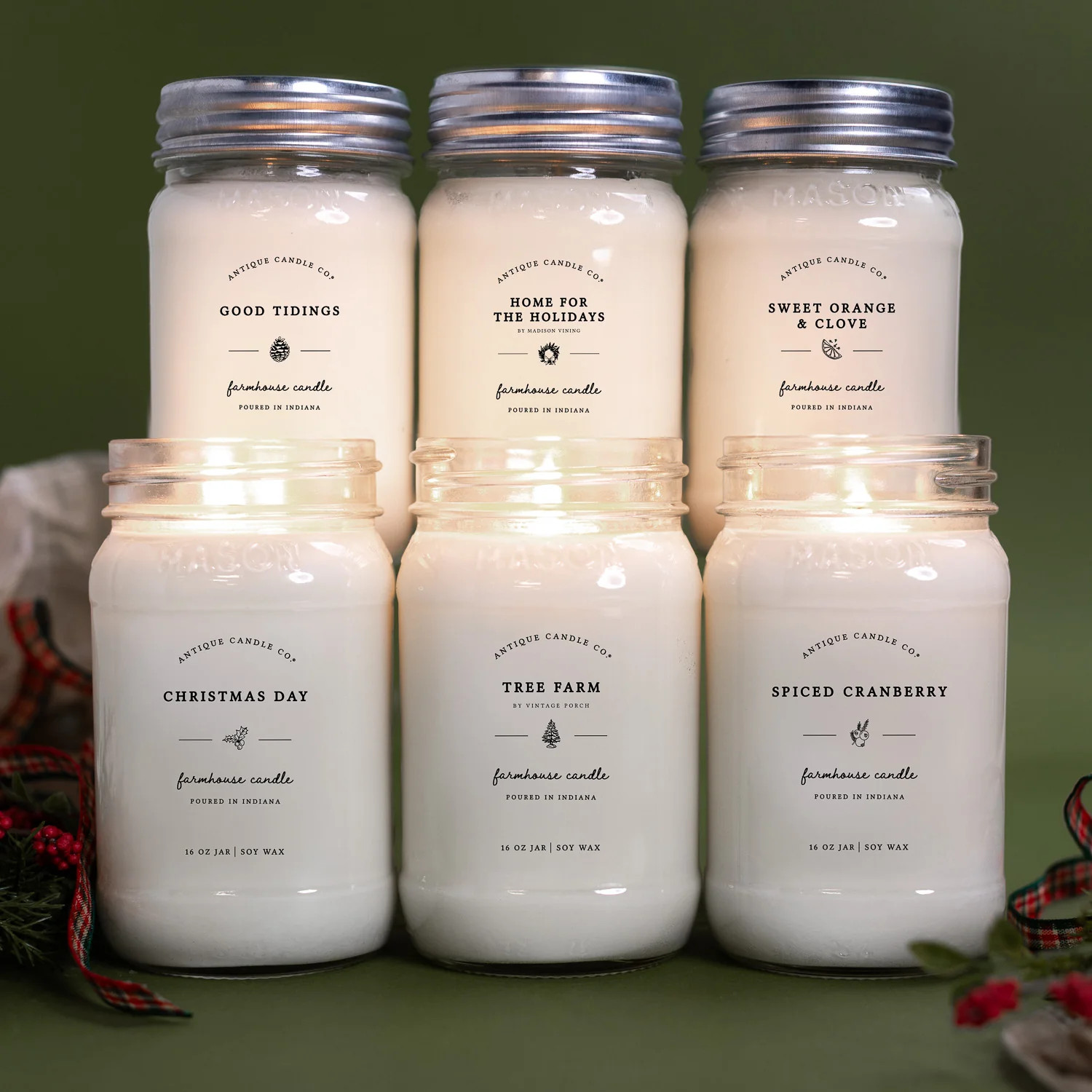 Christmas Bundle of Six | Antique Candle Co.